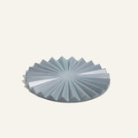 pleat trivet - blue salt - view 1